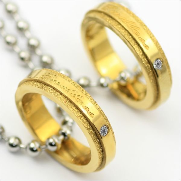 画像4: ステンレス 指輪 エンドレス ゴールド ピンキーリングジュエリー リング  金属アレルギー対応 アクセサリー 刻印 名入れ 錆びない 変色しないリング 記念日のクリスマスプレゼントにも人気  / ジーラブ