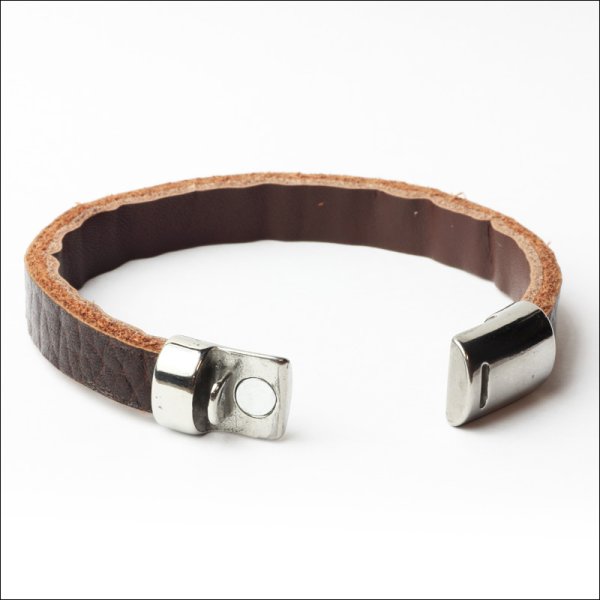 画像5: レザー ブレスレット 誕生日クリスマスプレゼント 記念日 高品質 お祝い 革 ステンレス メンズギフト用 / ジーラブ