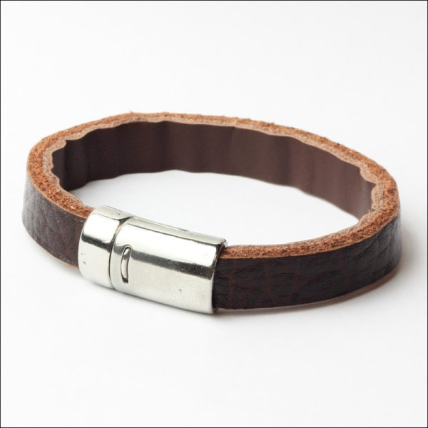 画像3: レザー ブレスレット 誕生日クリスマスプレゼント 記念日 高品質 お祝い 革 ステンレス メンズギフト用 / ジーラブ