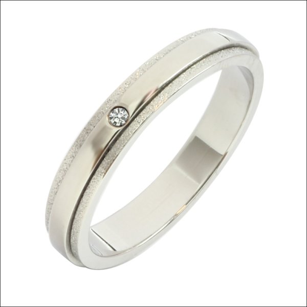 画像5: ステンレス 指輪 肌に優しいサージカル 高品質天然ダイヤモンド付 結婚 金属アレルギー対応 アクセサリー【プレジール 喜び 】 誕生日に【 ゼフィール そよ風 】【ダイヤモンド品質保証付】ギフト用にも人気 / ジーラブ