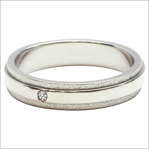 画像4: ステンレス 指輪 肌に優しいサージカル 高品質天然ダイヤモンド付 結婚 金属アレルギー対応 アクセサリー【プレジール 喜び 】 誕生日に【 ゼフィール そよ風 】【ダイヤモンド品質保証付】ギフト用にも人気 / ジーラブ