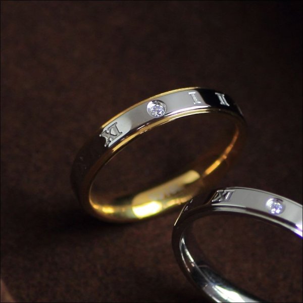 画像4: ステンレス 指輪 プレミアムローマ ピンキーリング ジュエリー リング  金属アレルギー対応 アクセサリー 刻印 名入れ 錆びないリング 20代 30代 40代 50代 ギフト用にも人気 / ジーラブ