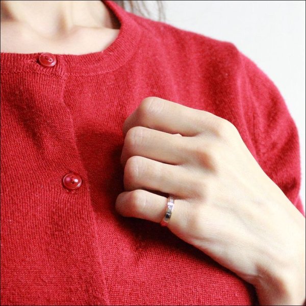 画像6: ステンレス 指輪 プレミアムローマ ピンキーリング ジュエリー リング  金属アレルギー対応 アクセサリー 刻印 名入れ 錆びないリング 20代 30代 40代 50代 ギフト用にも人気 / ジーラブ