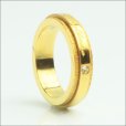 画像2: エンドレス ゴールド　ピンキーリングジュエリー リング 指輪 刻印 錆びないリング (2)