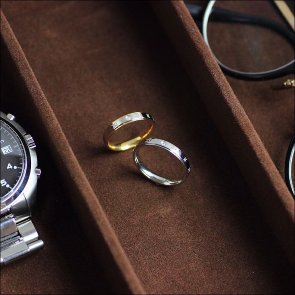 画像5: ステンレス 指輪 誕生石 プレミアムローマ シルバー ジュエリー リング  金属アレルギー対応 アクセサリー 刻印 名入れ 錆びない 変色しないリング ギフト用にも人気 / ジーラブ