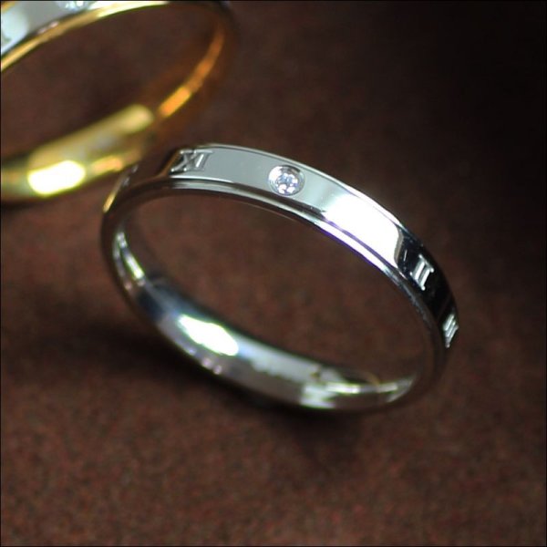 画像3: ステンレス 指輪 プレミアムローマ シルバー リング ジュエリー リング  金属アレルギー対応 アクセサリー 刻印リング 錆びないリング ギフト用にも人気 / ジーラブ