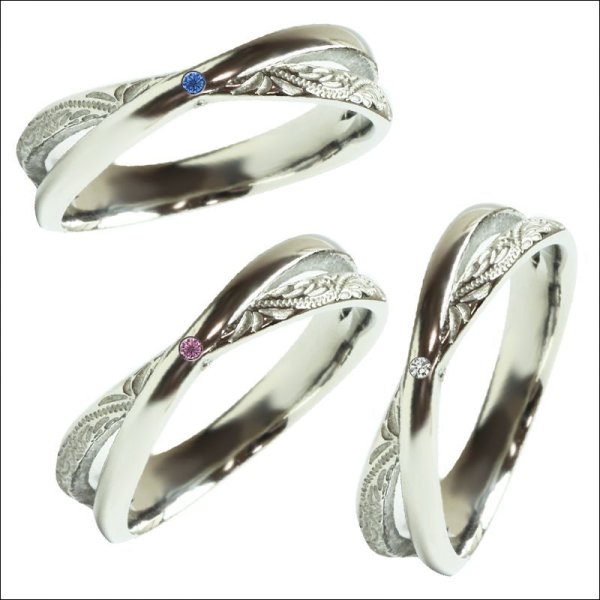 画像6: ステンレス 指輪 誕生石 ハワイアンジュエリー ハワイ語【 愛しいという意味でmilimili ミリミリ 】  金属アレルギー対応 アクセサリー 刻印無料 錆びないリング ギフト用にも人気 / ジーラブ