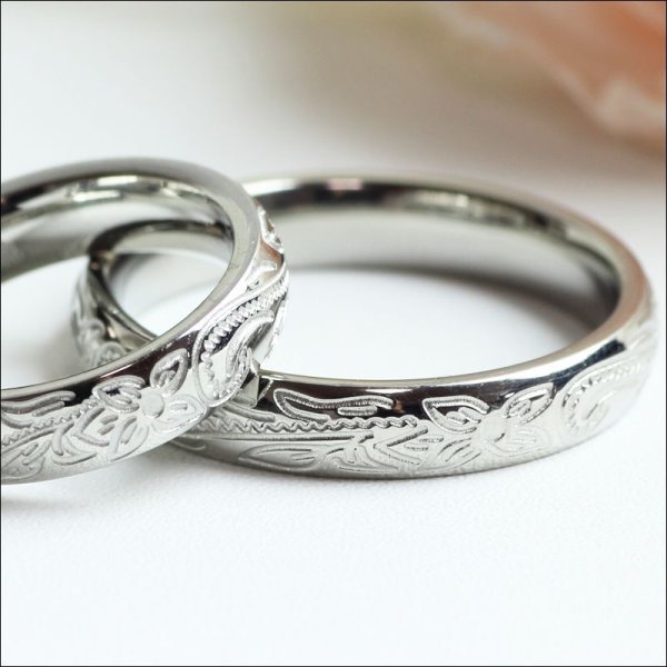 画像4: 誕生石 ハワイアンジュエリーシルバーリング 誕生石 指輪 金アレ対応 刻印無料 スクロール カレイキニ 普段使いしやすい アクセサリー / ジーラブ