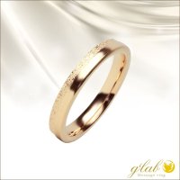 アブニール Avenir 未来 ピンクゴールド サージカルステンレス 指輪 刻印 名入れ 錆びないリング