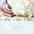 画像5: アンジェリーク・ピンクゴールド Angelique ring PinkGoldステンレス 指輪 刻印 名入れ 錆びないリング   プレゼントにもおすすめ