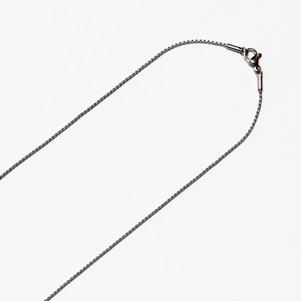 画像4: アレルギー対応ネックレス【40cm / 42cm / 45cm / 50cm】1ミリ スクエアヘリンボーン ネックレス チェーン ステンレス 316L / 【NE0013】ギフト用 / ジーラブ