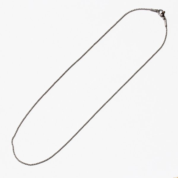 画像7: アレルギー対応ネックレス【40cm / 42cm / 45cm / 50cm】1ミリ スクエアヘリンボーン ネックレス チェーン ステンレス 316L / 【NE0013】ギフト用 / ジーラブ