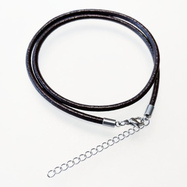 画像6: 本革レザー チョーカーブラウン ギフト用 / ジーラブ