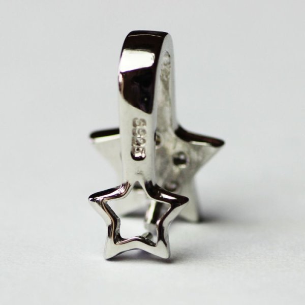 画像8: リングホルダー スター お星さま 星 ホルダーネックレス 指輪をネックレスに通す ペンダント クリッカー サイズアウトしたリング 号数が合わなくなったリング ギフト用 / ジーラブ