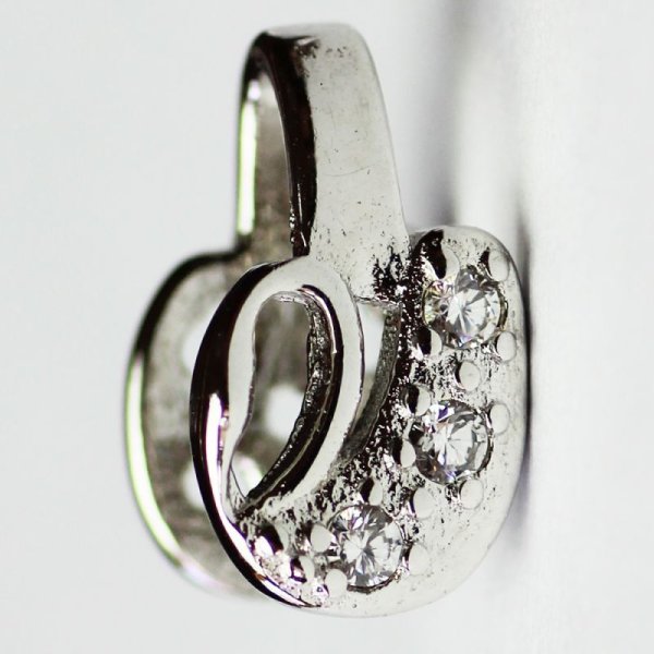 画像1: リングホルダー アップル りんご ホルダーネックレス 指輪 を ネックレス に 通す ペンダント クリッカー