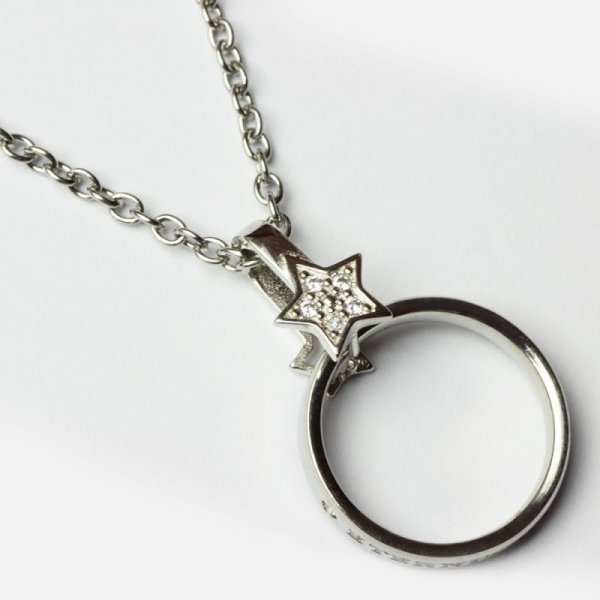 画像11: リングホルダー スター お星さま 星 ホルダーネックレス 指輪をネックレスに通す ペンダント クリッカー サイズアウトしたリング 号数が合わなくなったリング ギフト用 / ジーラブ
