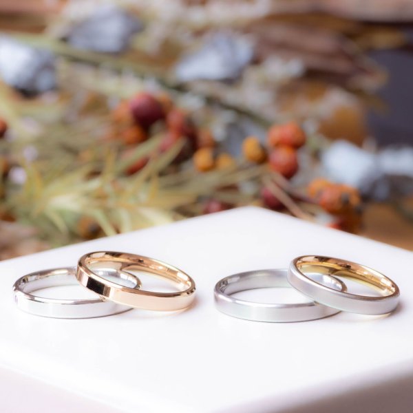 画像5: ステンレス 指輪 グレース優雅 両面刻印OK シルバー ピンクペアリング 2本 価格 20代 30代 40代 50代 記念日のプレゼントにも人気  / ジーラブ