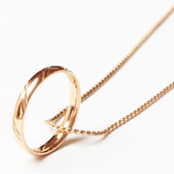 画像9: ステンレス 指輪 3mm アンサンブル ピンクゴールド サージカル リング  金属アレルギー対応 アクセサリー 錆びないリング 20代 30代 40代 50代 ギフト用にも人気 / ジーラブ