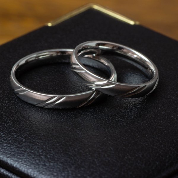 画像10: ステンレス 指輪 3mm アンサンブル シルバー 艶消し シルクマット  リング  金属アレルギー対応 アクセサリー 錆びないリング 単品 / ジーラブギフト用にも人気 / ジーラブ