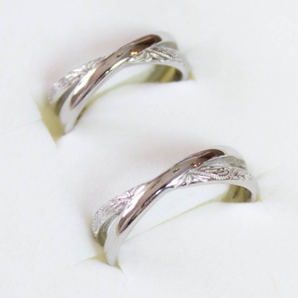 画像8: マリッジ ペアリング内側 シークレット 天然ダイヤモンド 結婚指輪 金アレ対応ミリミリ【 愛しい 】ハワイアンジュエリーステンレス ブライダルケース 付 ギフトにも人気 / ジーラブ