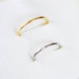 画像3: アンサンブル 極細 1.5mmリング イエローゴールドサージカルステンレス指輪 錆びないリング