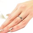 画像3: ペアリングステンレス 指輪 刻印 無料3ｍｍ アンサンブル「一緒に」名入れ 2本セット シルバー ピンクゴールド/ アレルギーフリー