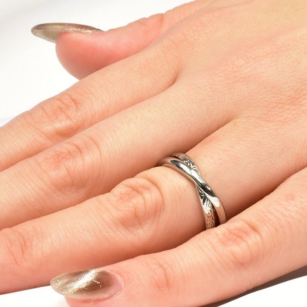 画像3: ハワイアン ジュエリー ステンレスリング シルバー ハワイ語 【愛しいという意味でmilimili ミリミリ】 刻印無料 単品価格 ギフトにも人気 / ジーラブ