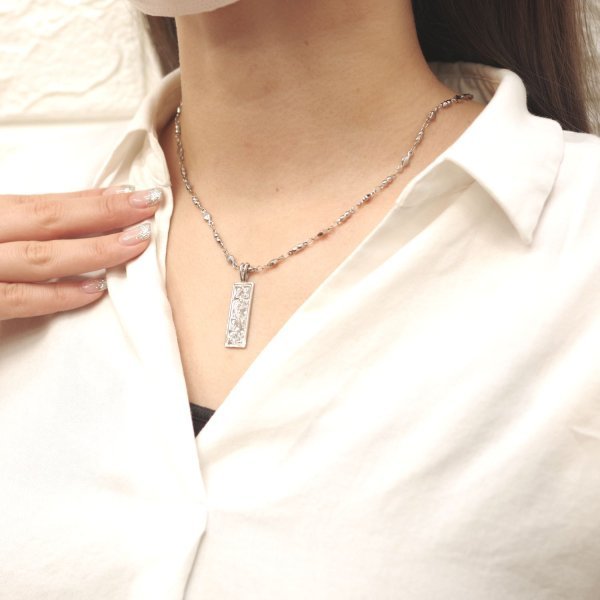 画像6: ダブル 誕生石 ハワイアン プレートネックレストップ ギフト用 / ジーラブ