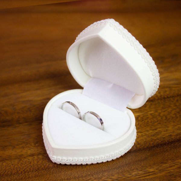 画像8: ステンレス 指輪 グレース優雅 両面刻印OK シルバー ピンクペアリング 2本 価格 20代 30代 40代 50代 記念日のプレゼントにも人気  / ジーラブ