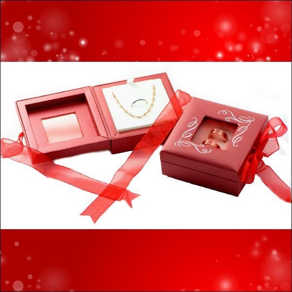 画像9: 3連リング（ペア）ステンレスネックレストップ316Ｌギフト用 / ジーラブ