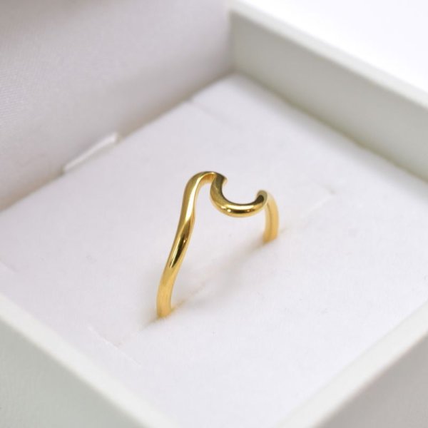 画像8: ステンレス 指輪 HAWAIAN JEWELRY ハワイの波 スクロールデザインウェービーラインリング 自分へのご褒美 ギフト用にも人気 / ジーラブ