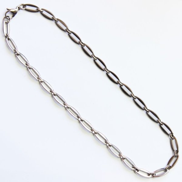 画像4: 7mm ゼロフィガロ 35cm〜80cm 【長さ1cm単位対応】 ネックレス チェーン サージカルステンレス つけっぱなしOK メンズ / ジーラブ