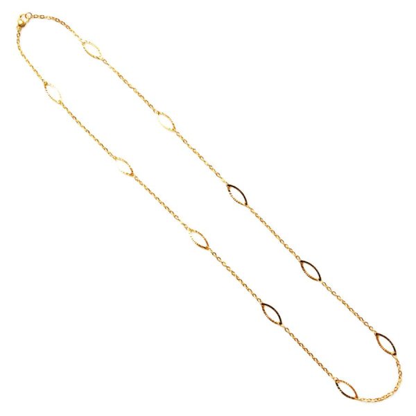 画像4: オープンリーフ 35cm〜60cm 【長さ1cm単位対応】ネックレス チェーン シルバー ピンクゴールド ゴールド ステンレス ジーラブ【chain-0060】ギフト用 / ジーラブ