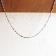 画像3: 2mm ウェッジチップ 35cm〜50cm 【長さ1cm単位対応】つけっぱなし ネックレス チェーン サージカルステンレス  金属アレルギー対応【chain-0051】