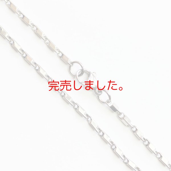 画像1: 2mm ウェッジチップ 35cm〜50cm 【長さ1cm単位対応】 つけっぱなしOK ネックレス チェーン サージカルステンレス 金属アレルギー対応【chain-0051】ギフト用 / ジーラブ