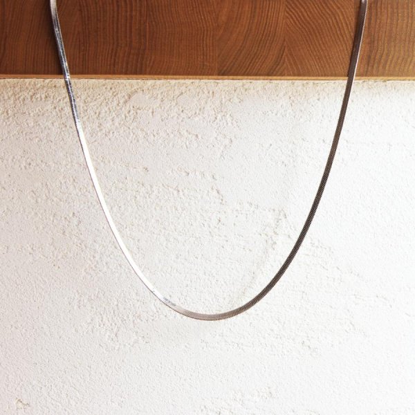 画像4: 3mm スネークチェーン 50cm つけっぱなしOK ネックレス チェーン サージカルステンレス 316L 金属アレルギー対応 【chain-0047】ギフト用 / ジーラブ