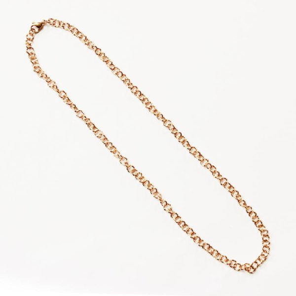 画像4: 5mm ツイストロロ 35cm〜60cm 【長さ1cm単位対応】 ネックレス チェーン シルバー ピンクゴールド ゴールド サージカルステンレス 【chain-0056】ギフト用 / ジーラブ