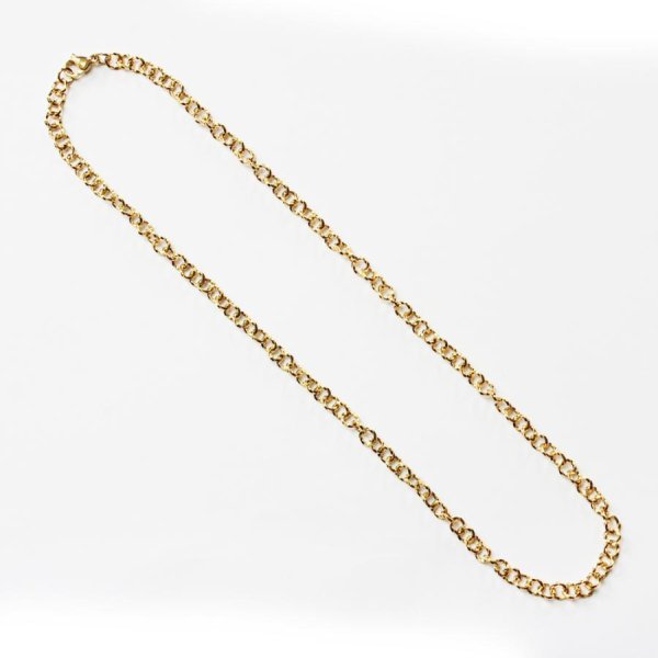 画像5: 5mm ツイストロロ 35cm〜60cm 【長さ1cm単位対応】 ネックレス チェーン シルバー ピンクゴールド ゴールド サージカルステンレス 【chain-0056】ギフト用 / ジーラブ