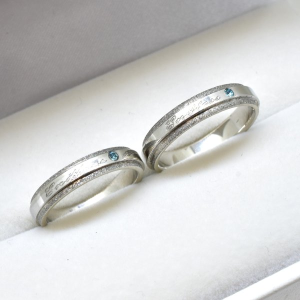 画像3: ステンレス 指輪 エンドレス ENDLESS / 無限 永遠の愛 サージカルペアリング ブライダル マリッジ 316L金属アレルギー対応 つけっぱなしOK ギフト用にも人気 / ジーラブ