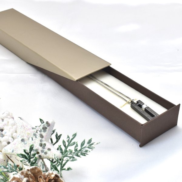 画像4: スライド型 ネックレスケース 誕生日プレゼント 記念日 高品質 お祝い ラッピングギフト用 / ジーラブ