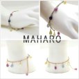 画像10: 【マハロ】 高品質 天然石 サファイア ドロップ マルチカラー オリジナル1点物ブレスレット 引き輪タイプ / 脱着式誕生石プレートチャーム 刻印可能 /ギフト/ 【M_10】 MAHALO ジーラブ