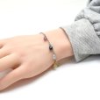 画像14: 【マハロ】 高品質 天然石 サファイア ドロップ マルチカラー オリジナル1点物ブレスレット 引き輪タイプ / 脱着式誕生石プレートチャーム 刻印可能 /ギフト/ 【M_10】 MAHALO ジーラブ