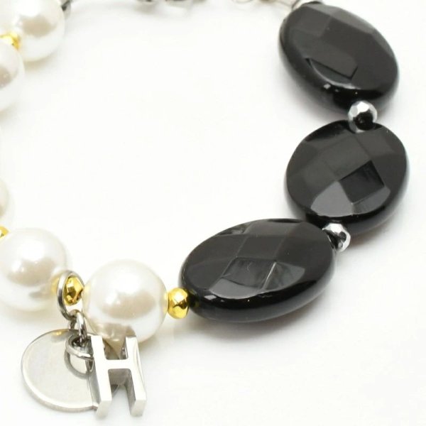 画像5: パワーストーン 宝石質 天然石ブレスレット オーバルオニキス/フェイクパール/ヘマタイト 選べる 誕生石 ガーネット アメジスト アクアマリン 水晶 エメラルド ラピスラズリ ローズクォーツ シトリン 刻印できるプレート ギフト用 MAHALO【M_03】 / ジーラブ