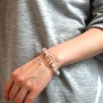 画像9: パワーストーン チェーンチャームが可愛い 天然石ブレスレット アクアオーラ ブルーレース ローズクォーツ 水晶 選べる エンド 誕生石 アクアマリン 水晶 エメラルド / オプションで刻印できるプレート付誕生石チャーム / レディース MAHALO【M_08】