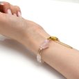 画像5: AAAローズクォーツ と クィーンコンクシェル 【愛 優しさ 夫婦円満 】天然石ブレスレット マグネットオリジナル 1点物 高品質/ 誕生石チャーム 付 /ギフト 【M_17】 MAHALO ジーラブ
