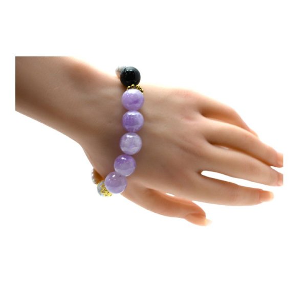 画像6: 天然石ブレスレット 人気シトリン ラベンダーアメジスト  誠実  厄除け  健康  希望  繁栄  オリジナル 引き輪タイプ 高品質/ 脱着式誕生石プレートチャーム 刻印可能 /ギフト 【M_13】 MAHALO ジーラブ