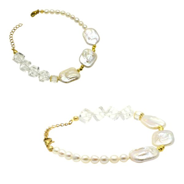 画像7: 天然石ブレスレット オリジナル 1点物 高品質/ 脱着式誕生石プレートチャーム 刻印可能 /ギフト 【M_14】 MAHALO ジーラブ