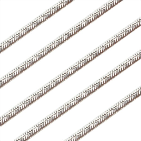 画像5: アレルギーフリー ステンレス 316L 【42cm / 50cm】1.5ミリ スネーク ネックレス チェーン ギフト用 / ジーラブ