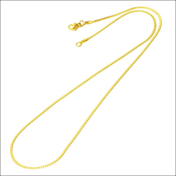 画像7: アレルギーフリー ステンレス 316L 【42cm / 50cm】1.5ミリ スネーク ネックレス チェーン ギフト用 / ジーラブ