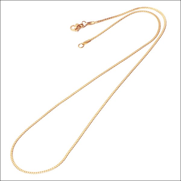 画像9: アレルギーフリー ステンレス 316L 【42cm / 50cm】1.5ミリ スネーク ネックレス チェーン ギフト用 / ジーラブ